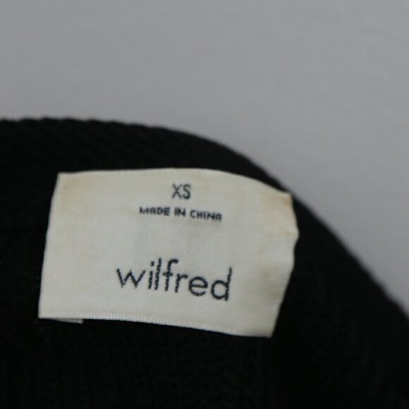 Aritzia Wilfred Palmier Sleeveless Knit Tunic Style Sweater Black Size XS - Picture 3 of 6